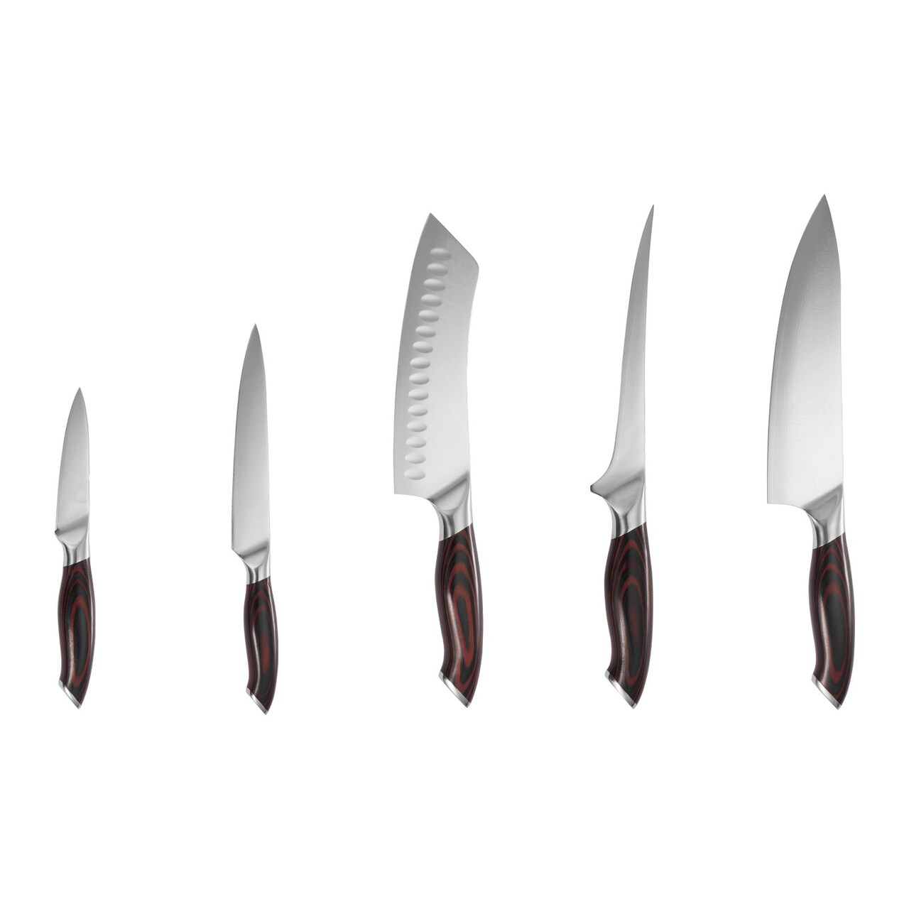 Professional 5-Piece Kitchen Knife Set Stainless Steel Sharp and Rust-Resistant